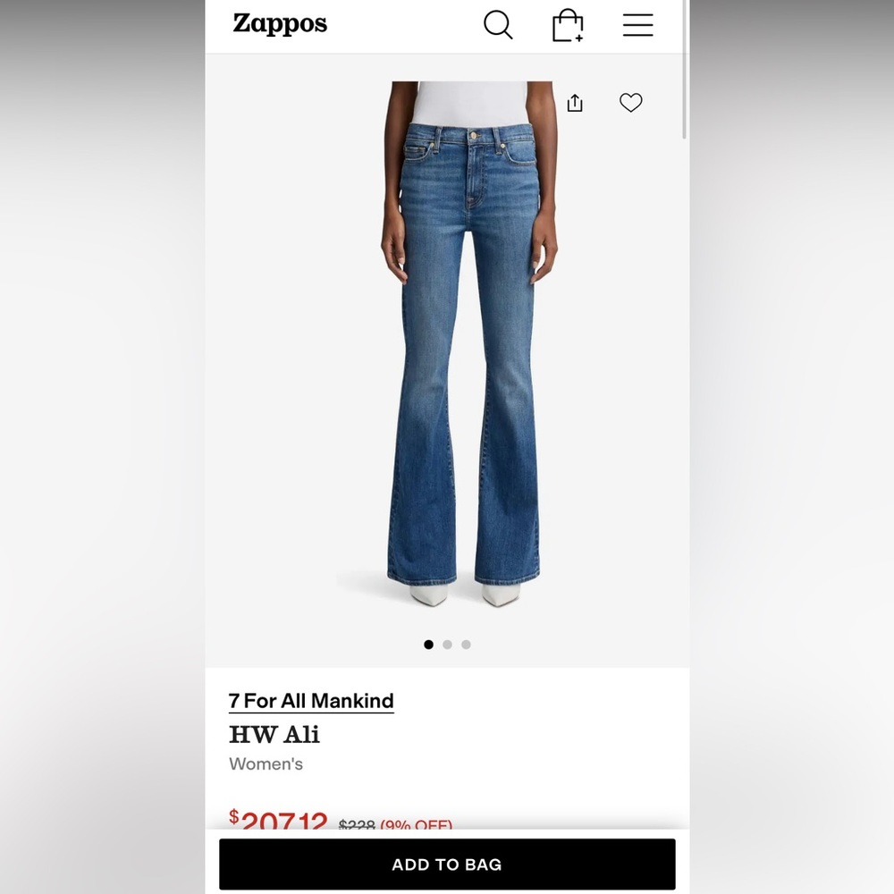 7 For All Mankind, Ali High Waist